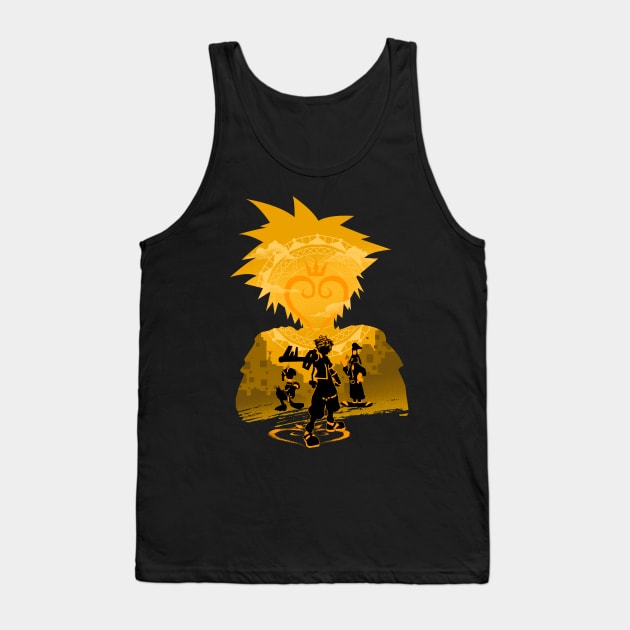 Sora Kingdom hearts Tank Top by plonkbeast